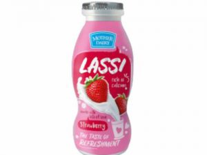 Mother Dairy Strawberry Lassi 200ml Bottle