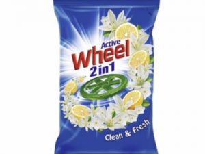 Active Wheel 2 in 1 Clean & Fresh Detergent Powder 1kg